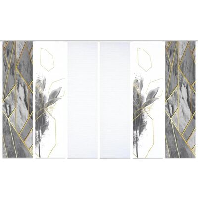 HOME IN GREEN - SIGNUM - Grau - 60x245 cm - Sliding curtain set HOME IN GREEN - SIGNUM - Grau - 60x245 cm - Sliding curtain set