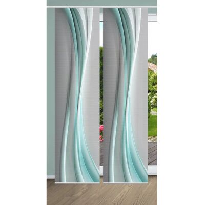 Home in Green ELANIA Recyceltes Polyester-Schiebegardine - Raumteiler Home in Green ELANIA Recyceltes Polyester-Schiebegardine - Raumteiler