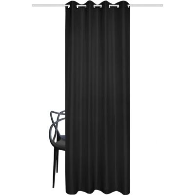 HOME BASICS - ATLANTIK - Schwarz - 140x235 cm - Curtain HOME BASICS - ATLANTIK - Schwarz - 140x235 cm - Curtain