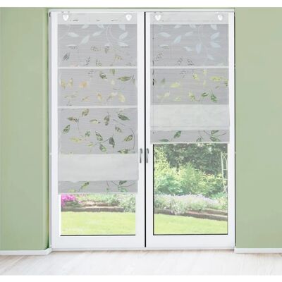 HOME WOHNIDEEN RANA Voile Gris Semi-transparent - Voile HOME WOHNIDEEN RANA Voile Gris Semi-transparent - Voile