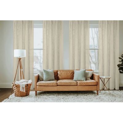 HOME BASICS SOFTY 2er Pack Gardinen - Vorhänge HOME BASICS SOFTY 2er Pack Gardinen - Vorhänge