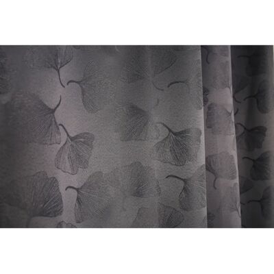 HOME WOHNIDEEN GINGKO Grauer Vorhang - 145x135cm - Verdunkelung HOME WOHNIDEEN GINGKO Grauer Vorhang - 145x135cm - Verdunkelung