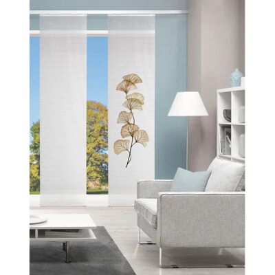 VISION S Berto Beige Halbdurchsichtige Digitaldruck-Gardine - Gardinen VISION S Berto Beige Halbdurchsichtige Digitaldruck-Gardine - Gardinen