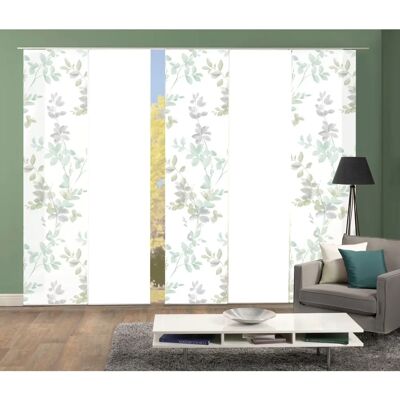 HOME WOHNIDEEN Alya Grüner Schiebegardinen Set - Raumteiler HOME WOHNIDEEN Alya Grüner Schiebegardinen Set - Raumteiler