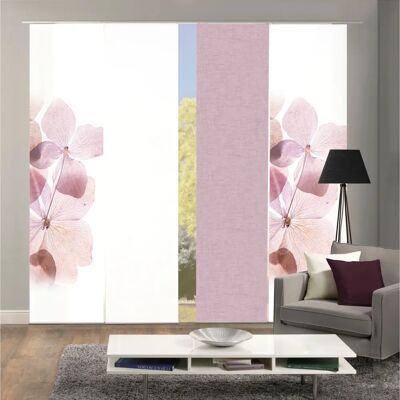 HOME WOHNIDEEN Bonita 4er Set - Raumteiler Vorhang rosa 245cm HOME WOHNIDEEN Bonita 4er Set - Raumteiler Vorhang rosa 245cm