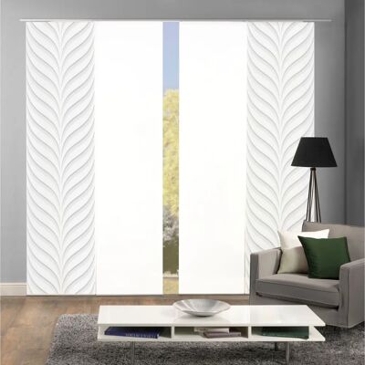 HOME WOHNIDEEN Murray 4er Set Grau Raumteiler Sichtschutz Gardin HOME WOHNIDEEN Murray 4er Set Grau Raumteiler Sichtschutz Gardin