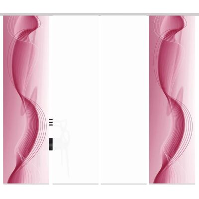 HOME WOHNIDEEN FILIZ 4er SET - Digital Blickdicht Gardinen HOME WOHNIDEEN FILIZ 4er SET - Digital Blickdicht Gardinen