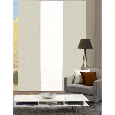 HOME WOHNIDEEN PIVE Raumteiler Gardine - 3 Paneele - Taupe HOME WOHNIDEEN PIVE Raumteiler Gardine - 3 Paneele - Taupe