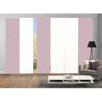 HOME WOHNIDEEN PIVE 6er SET - Gardinen, rosa, 245cm, Höhenverstellbar HOME WOHNIDEEN PIVE 6er SET - Gardinen, rosa, 245cm, Höhenverstellbar