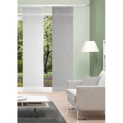 VISION S PIVE Silber Halbtransparente Bambus-Gardine - Vorhang VISION S PIVE Silber Halbtransparente Bambus-Gardine - Vorhang