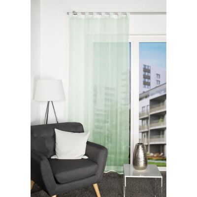 HOME WOHNIDEEN NESSI Grüner 2er Pack Vorhang - Transparentes Voile HOME WOHNIDEEN NESSI Grüner 2er Pack Vorhang - Transparentes Voile