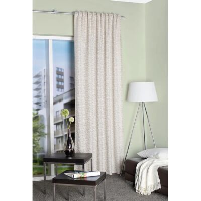 Rideau Beige HEINE HOME avec Bande Multifonction - Rideau Rideau Beige HEINE HOME avec Bande Multifonction - Rideau