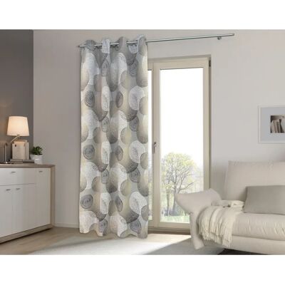 HEINE HOME Beigefarbener Verdunkelungsvorhang 135x245cm mit Metallösen HEINE HOME Beigefarbener Verdunkelungsvorhang 135x245cm mit Metallösen