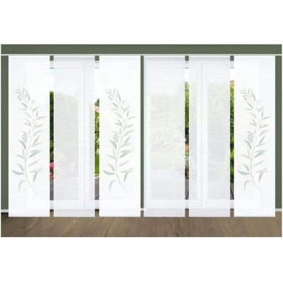 HOME IN GREEN CELSO Recyceltes Polyester Halbtransparente Gardine - Schiebegardine HOME IN GREEN CELSO Recyceltes Polyester Halbtransparente Gardine - Schiebegardine
