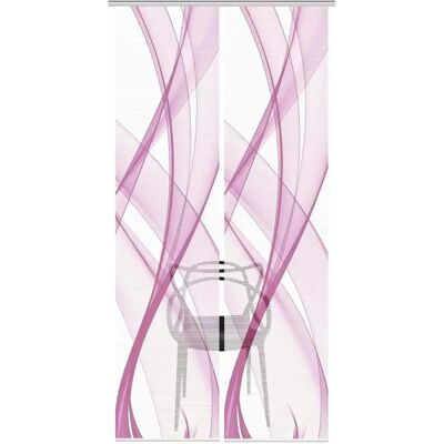 Höffner Pink Bambus Schiebegardine Set - Gardinen Höffner Pink Bambus Schiebegardine Set - Gardinen