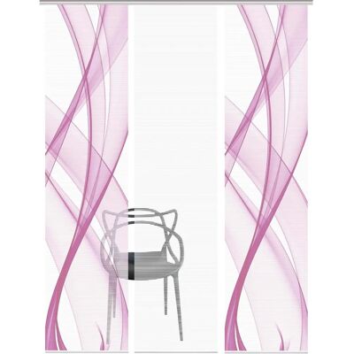 Vision PACOLIA Pink - Gardine, 60x260cm, Polyester Vision PACOLIA Pink - Gardine, 60x260cm, Polyester