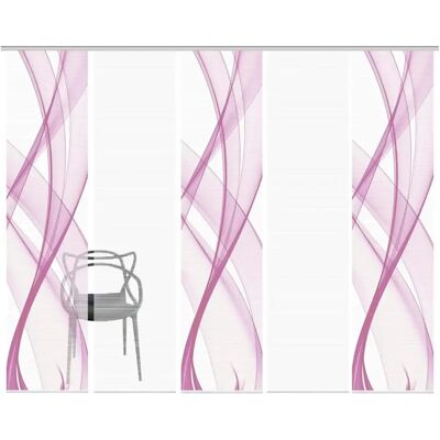 Höffner Pink Bambus-Schiebegardine - 60x260cm Höffner Pink Bambus-Schiebegardine - 60x260cm