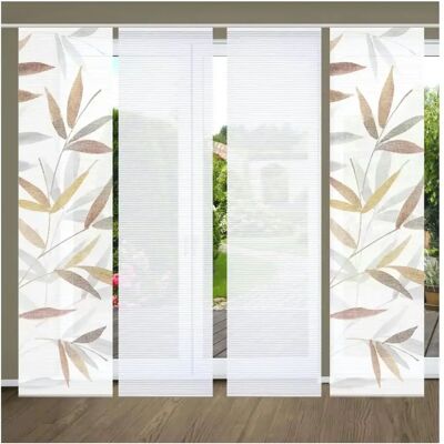 HOME IN GREEN RANDOW Recycelter Polyester Schiebegardinen-Set HOME IN GREEN RANDOW Recycelter Polyester Schiebegardinen-Set