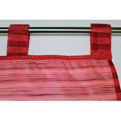 HOSSNER Egelsee Rote Gardine - Lichtfilter, Vintage-Design HOSSNER Egelsee Rote Gardine - Lichtfilter, Vintage-Design