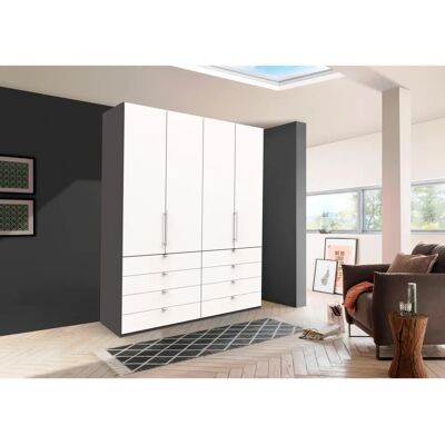 WIEMANN Loft Falttürenschrank - Stilvoll, Soft-Close, Glasfront WIEMANN Loft Falttürenschrank - Stilvoll, Soft-Close, Glasfront