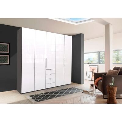 Wiemann Loft Kleiderschrank mit Glastüren - 5-türig Wiemann Loft Kleiderschrank mit Glastüren - 5-türig