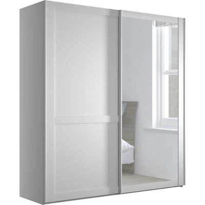 WIEMANN Göteborg Schrank - Weiß, 2 Türen, 220cm Hoch, 197,3cm Breit WIEMANN Göteborg Schrank - Weiß, 2 Türen, 220cm Hoch, 197,3cm Breit