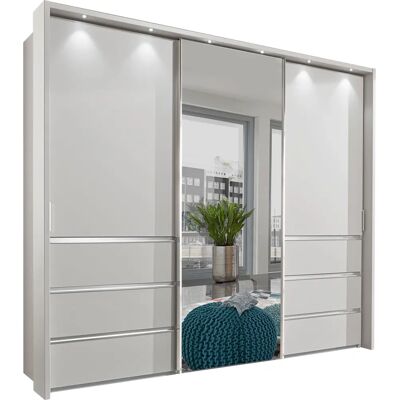 WIEMANN Malibu Schrank - Schiebetüren, Weiß, Spiegel WIEMANN Malibu Schrank - Schiebetüren, Weiß, Spiegel