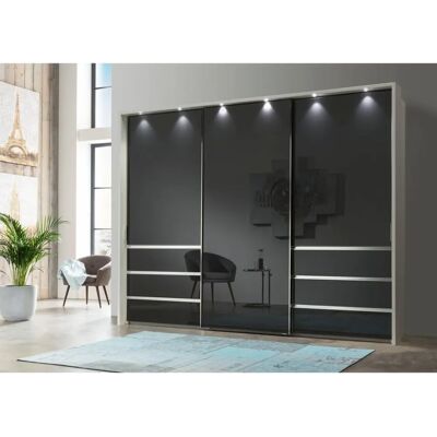 WIEMANN Malibu Kleiderschrank - Schiebetüren, Glaselement, Deutschland WIEMANN Malibu Kleiderschrank - Schiebetüren, Glaselement, Deutschland