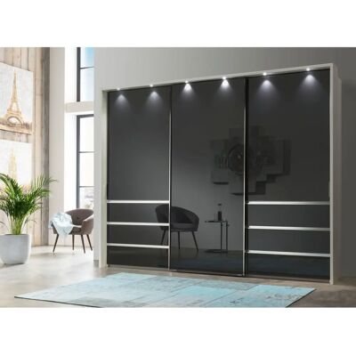 WIEMANN Malibu Kleiderschrank - Elegantes Glasfront-Design - Made in Germany WIEMANN Malibu Kleiderschrank - Elegantes Glasfront-Design - Made in Germany