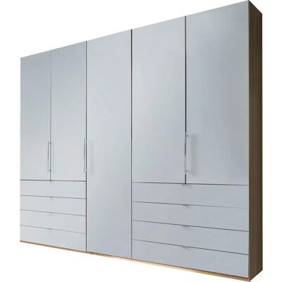 WIEMANN Loft beiger Schrank - Schiebetüren mit Glaseinsatz WIEMANN Loft beiger Schrank - Schiebetüren mit Glaseinsatz