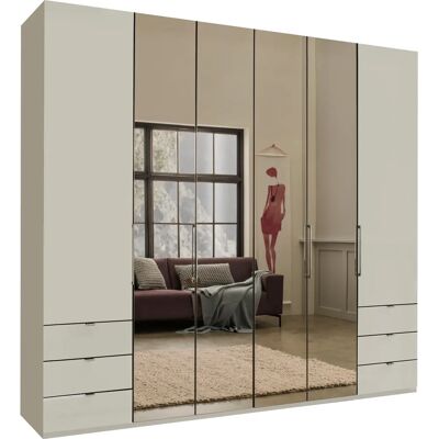 Wiemann Kansas beige Kleiderschrank - 4-türig mit Spiegel Wiemann Kansas beige Kleiderschrank - 4-türig mit Spiegel