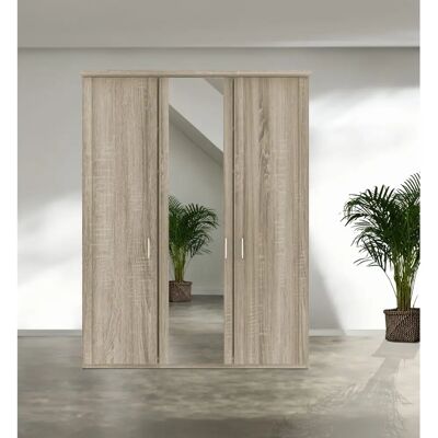 Wiemann Bern Kleiderschrank - eiche-sägerau, 3 Türen Wiemann Bern Kleiderschrank - eiche-sägerau, 3 Türen