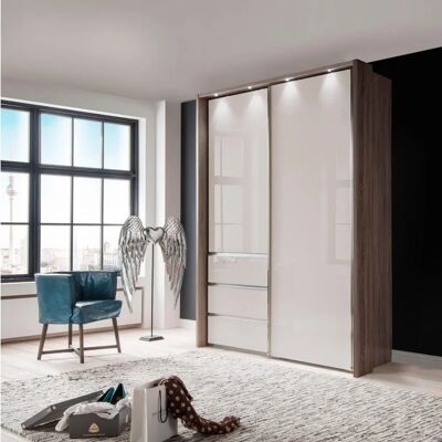 WIEMANN Malibu Kleiderschrank - Glasfronten, 2 Türen, 165x216cm WIEMANN Malibu Kleiderschrank - Glasfronten, 2 Türen, 165x216cm
