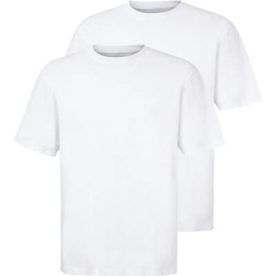 Jan Vanderstorm ERKE T-shirt Blanc Décontracté Ajustement Confort - T-Shirt - Publicité Jan Vanderstorm ERKE T-shirt Blanc Décontracté Ajustement Confort - T-Shirt - Publicité