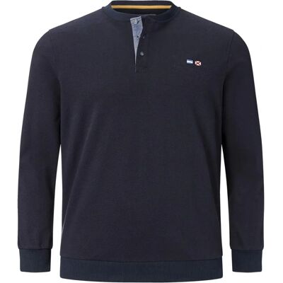 Sweatshirt Homme Bleu Foncé JAN VANDERSTORM VILJAR - Publicité Sweatshirt Homme Bleu Foncé JAN VANDERSTORM VILJAR - Publicité
