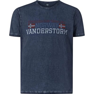T-Shirt Décontracté en Coton DIETHELM Bleu Foncé Jan Vanderstorm - T-Shirt - Publicité T-Shirt Décontracté en Coton DIETHELM Bleu Foncé Jan Vanderstorm - T-Shirt - Publicité