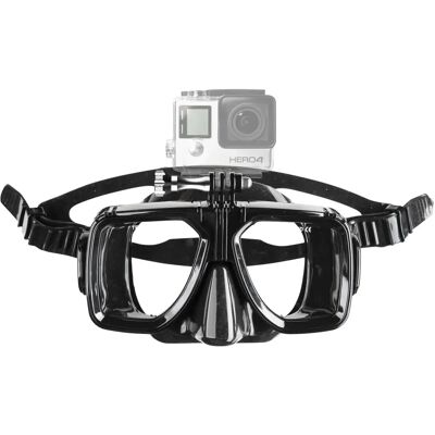 mantona Tauchmaske mit GoPro-Halterung - Schwarz mantona Tauchmaske mit GoPro-Halterung - Schwarz