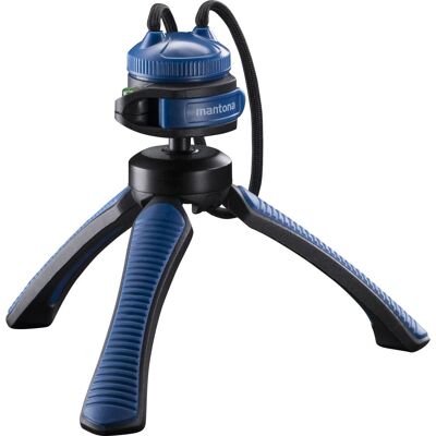 Mantona 21405 Stativ - Kompakt, Schwarz, Blau Mantona 21405 Stativ - Kompakt, Schwarz, Blau