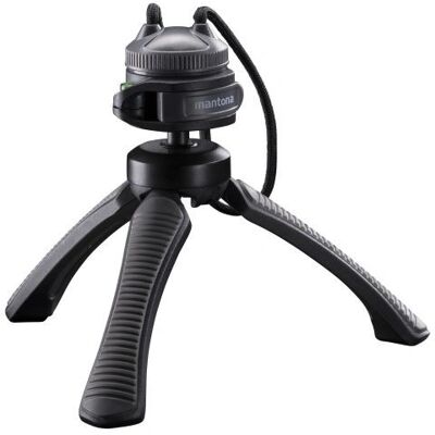 Mantona Modell 21406 Kompakt Stativ - Unterstützt 2,5kg für Kamera & Smartphone Mantona Modell 21406 Kompakt Stativ - Unterstützt 2,5kg für Kamera & Smartphone