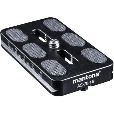Mantona AS-70-1S Plaque de Libération Rapide Compacte - Accessoires Mantona AS-70-1S Plaque de Libération Rapide Compacte - Accessoires