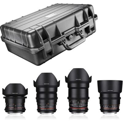 Zestaw Obiektywów Sony E - 4 Obiektywy do Wideo i Fotografi Zestaw Obiektywów Sony E - 4 Obiektywy do Wideo i Fotografi