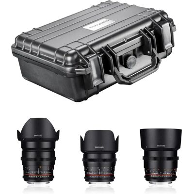 Samyang Sony E-Mount Kamera-Kit - Kino & Vlog - Schwarz Samyang Sony E-Mount Kamera-Kit - Kino & Vlog - Schwarz