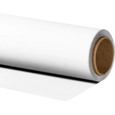 Walimex pro Hintergrundpapierrolle - 1,35x10m - Weiß Walimex pro Hintergrundpapierrolle - 1,35x10m - Weiß