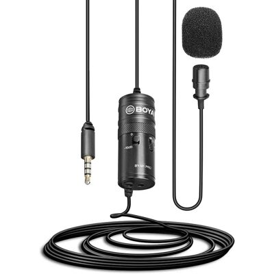 Walimex pro Boya M1 Pro Lavalier Mikrofon - Kompakt, Omnidirektional, für Kameras & Smartphones Walimex pro Boya M1 Pro Lavalier Mikrofon - Kompakt, Omnidirektional, für Kameras & Smartphones