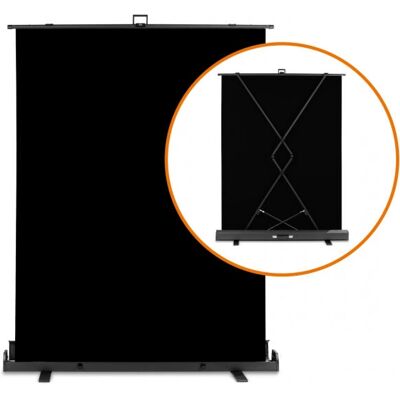 Fond photo noir Walimex - 145x200cm, tissu, monochrome Fond photo noir Walimex - 145x200cm, tissu, monochrome
