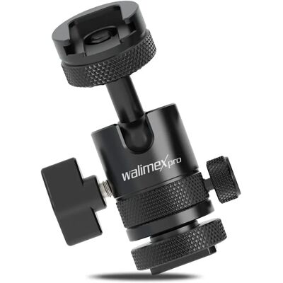 Walimex pro Multi Mini-Kugelkopf - Unterstützt 5kg - 360° Drehung - Kompakt Walimex pro Multi Mini-Kugelkopf - Unterstützt 5kg - 360° Drehung - Kompakt