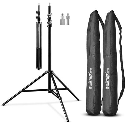 Walimex pro WT-806 Lampenstativ - 256cm, 6kg, 2er Set Walimex pro WT-806 Lampenstativ - 256cm, 6kg, 2er Set