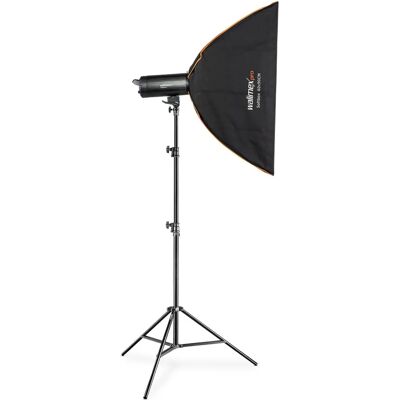 Walimex Pro Stager 600 HSS Set - Flash da Studio, 600Ws, HSS, 2.4 GHz, Compatto Walimex Pro Stager 600 HSS Set - Flash da Studio, 600Ws, HSS, 2.4 GHz, Compatto