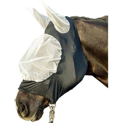 HKM - Extra Soft And Elastic Fly Mask - Negro - XL - Fly mask HKM - Extra Soft And Elastic Fly Mask - Negro - XL - Fly mask