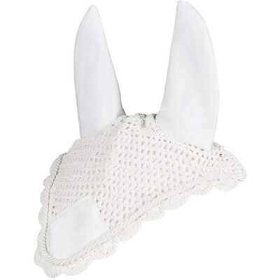 HKM 33871212 White Horse Ear Bonnet - Horse Ear Bonnet HKM 33871212 White Horse Ear Bonnet - Horse Ear Bonnet